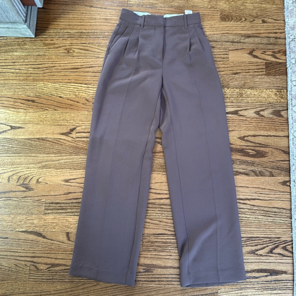 Wilfred (Aritzia) brown trousers, size 0
